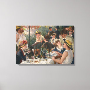 Auguste Renoir - Luncheon of the Boating Party Canvas Print