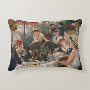 Auguste Renoir - Luncheon of the Boating Party Decorative Cushion