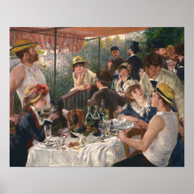 Auguste Renoir, Luncheon of the Boating Party Poster (Front)
