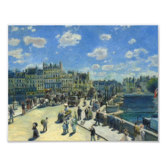 Auguste Renoir - Pont Neuf, Paris Photo Print (Front)