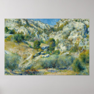 Auguste Renoir - Rocky Crags at L'Estaque Poster