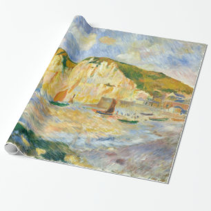 Auguste Renoir Sea and Cliffs Wrapping Paper