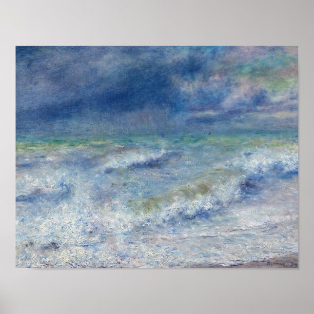Auguste Renoir - Seascape Poster (Front)
