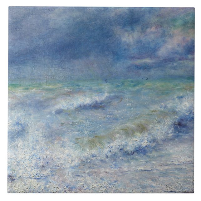 Auguste Renoir - Seascape Tile (Front)
