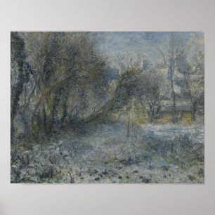 Auguste Renoir - Snow-covered Landscape Poster