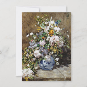 Auguste Renoir - Spring Bouquet Invitation