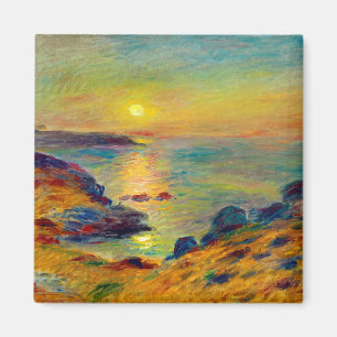 Auguste Renoir "Sunset et Douarnenez” Magnet