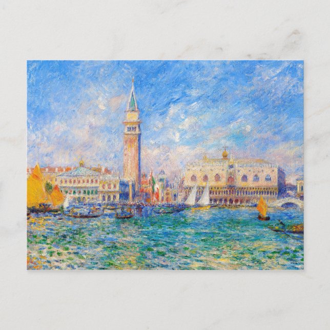 Auguste Renoir - The Doges Palace Venice Postcard (Front)