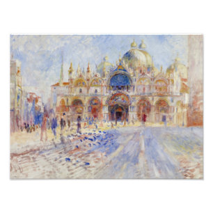 Auguste Renoir - The Piazza San Marco, Venice Photo Print