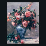Auguste Renoir - Vase Of Roses Poster<br><div class="desc">Auguste Renoir - Vase Of Roses</div>