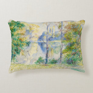 Auguste Renoir - View of a Park Decorative Cushion