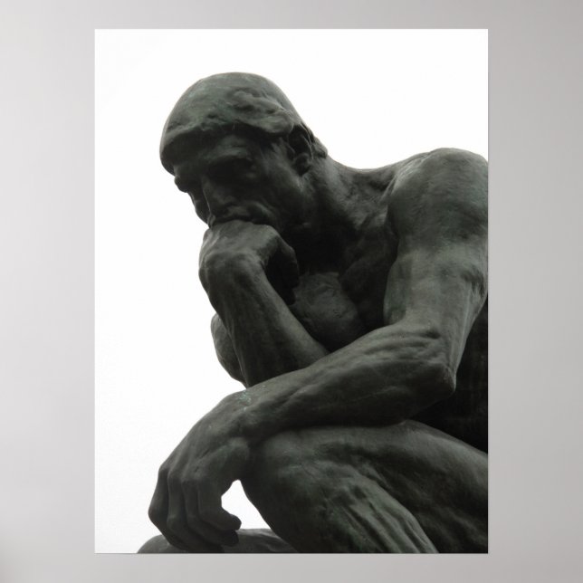 Auguste Rodin The Pensieve Poster (Front)