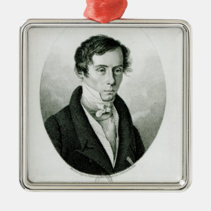 Augustin Jean Fresnel 1825 Metal Tree Decoration