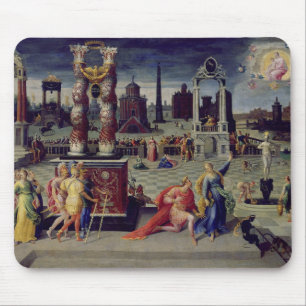 Augustus and the Tiburtine Sibyl Mouse Mat