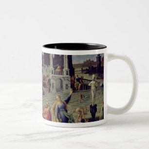 Augustus and the Tiburtine Sibyl Two-Tone Coffee Mug