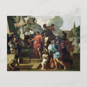 Augustus  before the Tomb of Alexander III Postcard