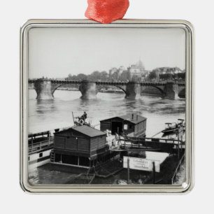 Augustus Bridge, Dresden, c.1910 Metal Tree Decoration