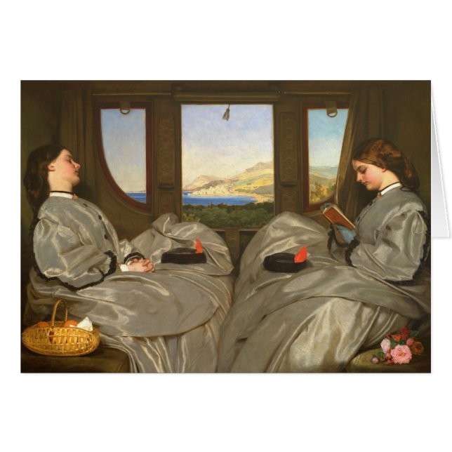 Augustus Egg The Travelling Companions CC0457 Card (Front Horizontal)
