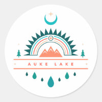 auke lake alaska rainbow moon