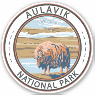 Aulavik National Park Canada Musk Ox Vintage
