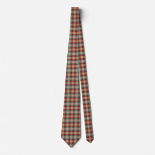Auld Scotland Tartan Plaid Pattern Tie