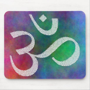 Aum Colourful OM Mouse Mat