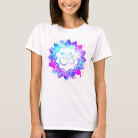 *~* AUM OM Symbol New Age Lotus Flower Mandala