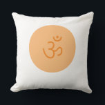 Aum or on pillow<br><div class="desc">Om or Aum throw pillows for those seeking peaceful life</div>