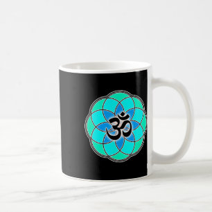 Aum Sign Yoga Meditation Seed Of Life Flower Of Li Coffee Mug