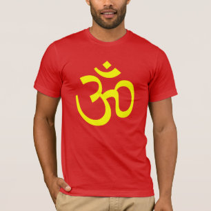 Aum Symbol Om Sign Logo Bright Yellow T-Shirt