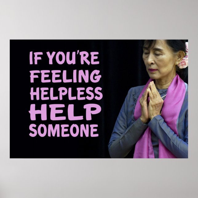 Aung San Suu Kyi Poster (Front)