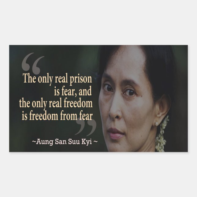 Aung San Suu Kyi Sticker (Front)