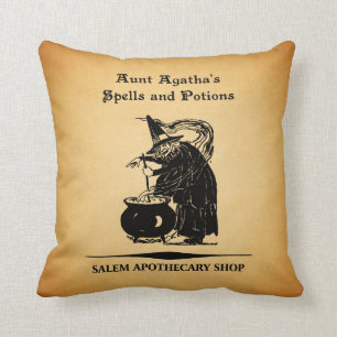 Aunt Agatha's Spells & Potions Cushion