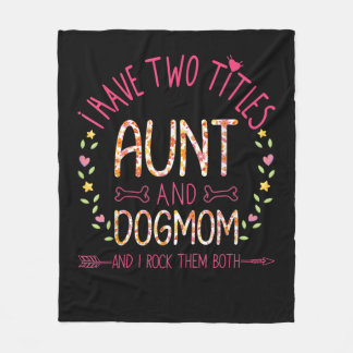 aunt and dog mum gifts  women sunflowers heart .pn fleece blanket