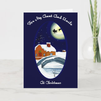 Aunt And Uncle Christmas card