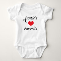 Aunt Auntie Newborn Favourite Nickname