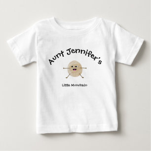 Aunt Baby Clothes Little Munchkin Template T-Shirt