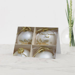 Aunt Baubles in Box Christmas Card