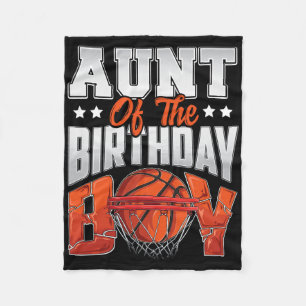 Aunt Bysketbyll Birthday Boy Family Byller B-day P Fleece Blanket