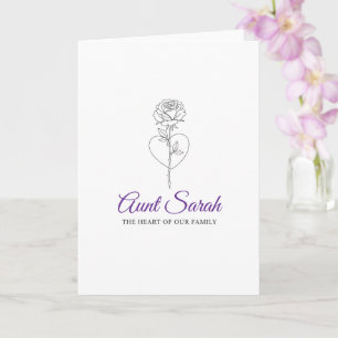 Aunt Card – The Heart of Our Family