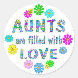 Aunt Classic Round Sticker