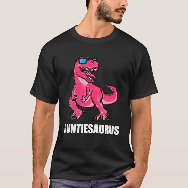 Aunt Dinosaur Auntiesaurus Aunt Women T-Shirt (Front)