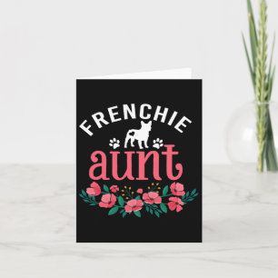 Aunt Dog Gifts Dog Pet Lover Owner Christmas Card
