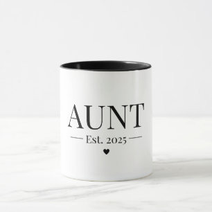 Aunt Established 2025 Mug