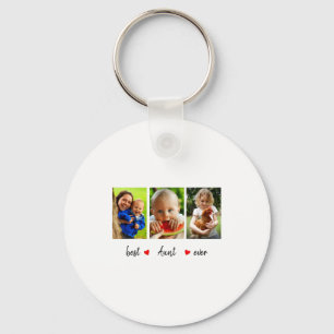 Aunt Ever 3 Photo Key Ring