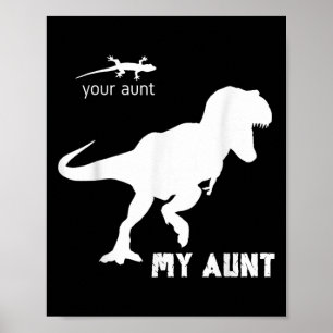 Aunt Ever Squad Gift Auntie Women's Bae Poster