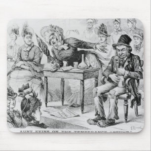 Aunt Evins on the Temperance 'Stump' Mouse Mat
