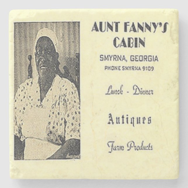 Aunt Fanny's Cabin Smyrna, Smyrna Georgia,  Stone Coaster (Front)