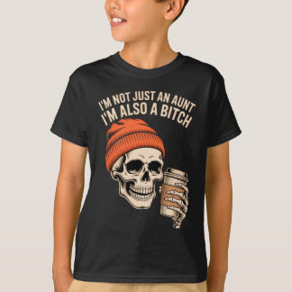 Aunt Funny Skeleton Auntie T-Shirt