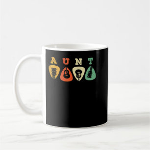 Aunt Guitar Pick Retro Aunt Guitar Pick Musician R Coffee Mug